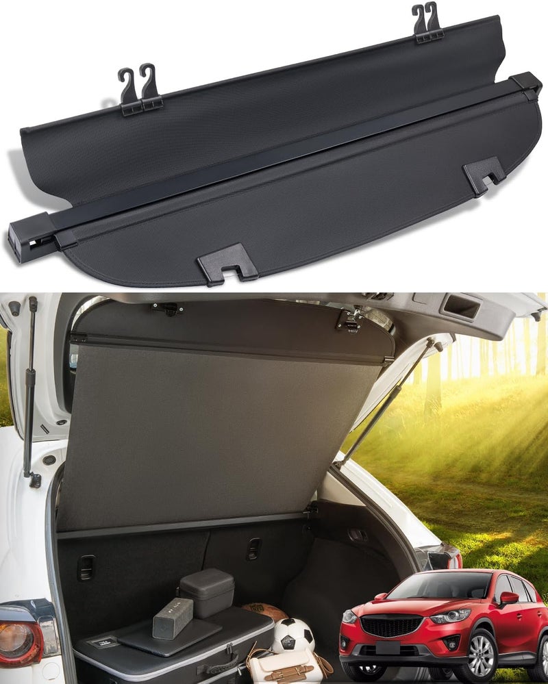 DiffCar ® Cargo Cover for Mazda CX5 2017-2025 | Car Accessories for Mazda CX-5 2025 2024 2023 2022 2021 2020 2019 2018 2017, Aluminum Retractable Cargo Cover Trunk Shield for CX5 Security Privacy - Image 1